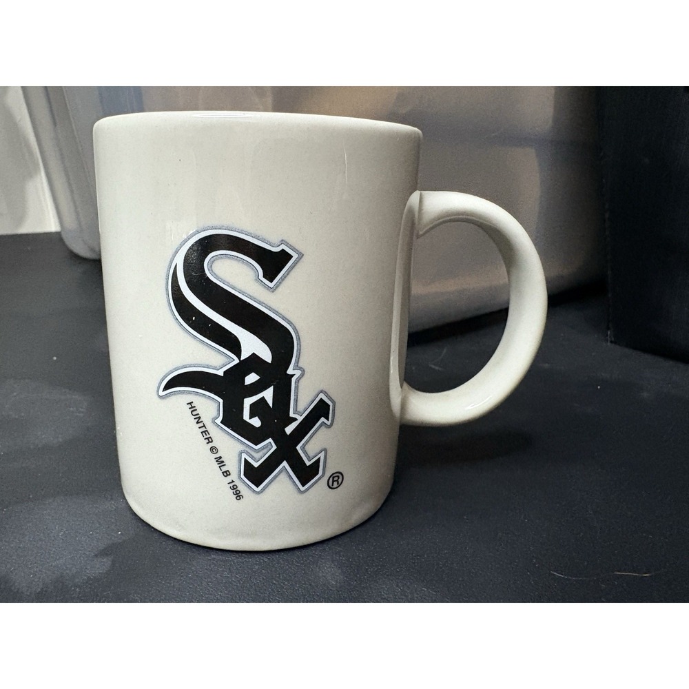 VINTAGE MLB HUNTER 1996 CHICAGO WHITE SOX COFFEE TEA CUP MUG CERAMIC